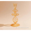 Vasos de flor de vidro de cor de cristal altos nórdicos
